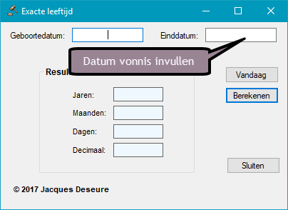 Einddatum = datum vonnis