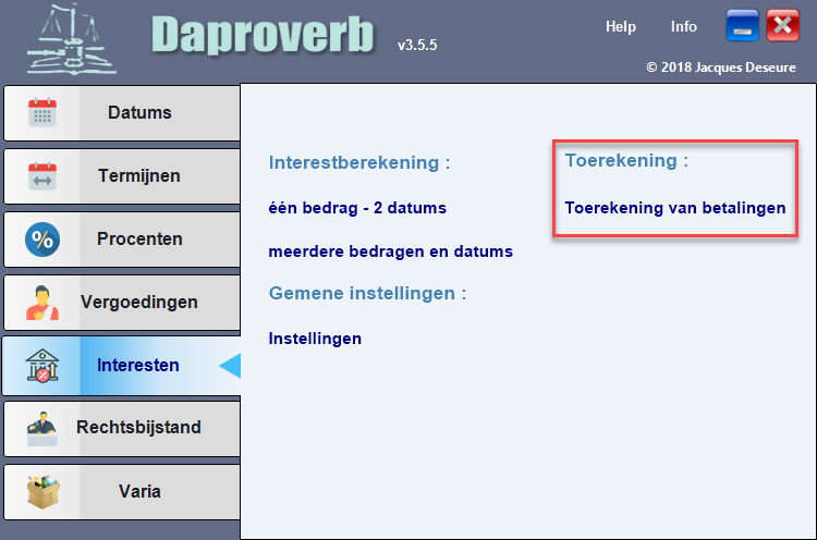 Toerekening_start